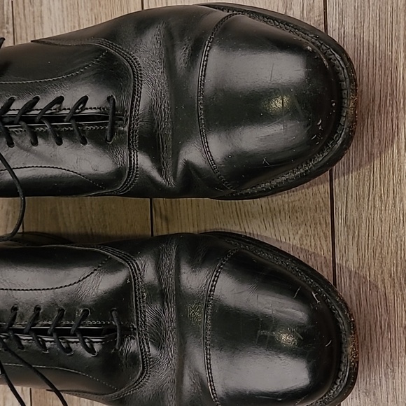 ALLEN EDMONDS Park Avenue Black Leather Sz 9 D Mens Cap Toe Dress‎ Shoes main image 8